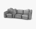 Cassina Cannaregio Modular sofa 3Dモデル