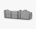 Cassina Cannaregio Modular sofa Modelo 3D