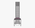 Cassina Charles Rennie Hill House Chair 3d model