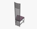 Cassina Charles Rennie Hill House チェア 3Dモデル
