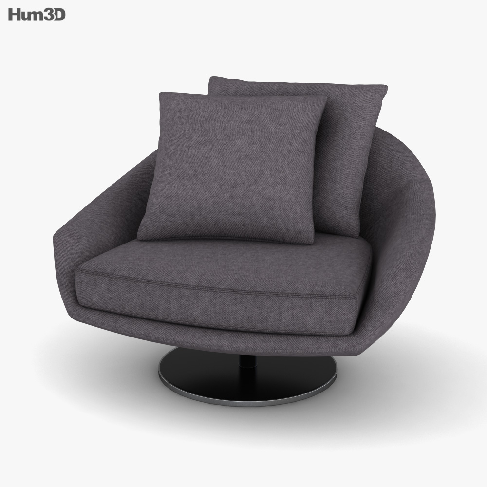 Cassoni Avi Lounge chair Modello 3D