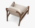 Caste Fergus Lounge chair Modello 3D