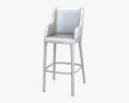 Cattelan Magda Couture Bar stool 3d model
