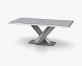 Cattelan Stratos Wood Table 3d model