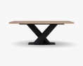 Cattelan Stratos Wood Table Modèle 3d