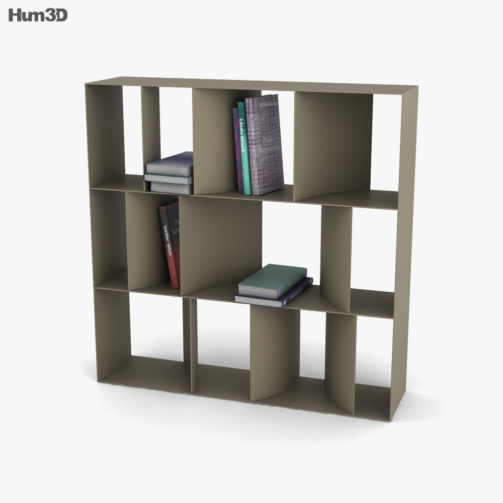 Cattelan Nautilus Bookshelf 3D model