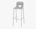 Chairs and More Barstool Nube SG-80 3D-Modell