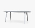Cherner Stuhl Company Oval Tisch 3D-Modell