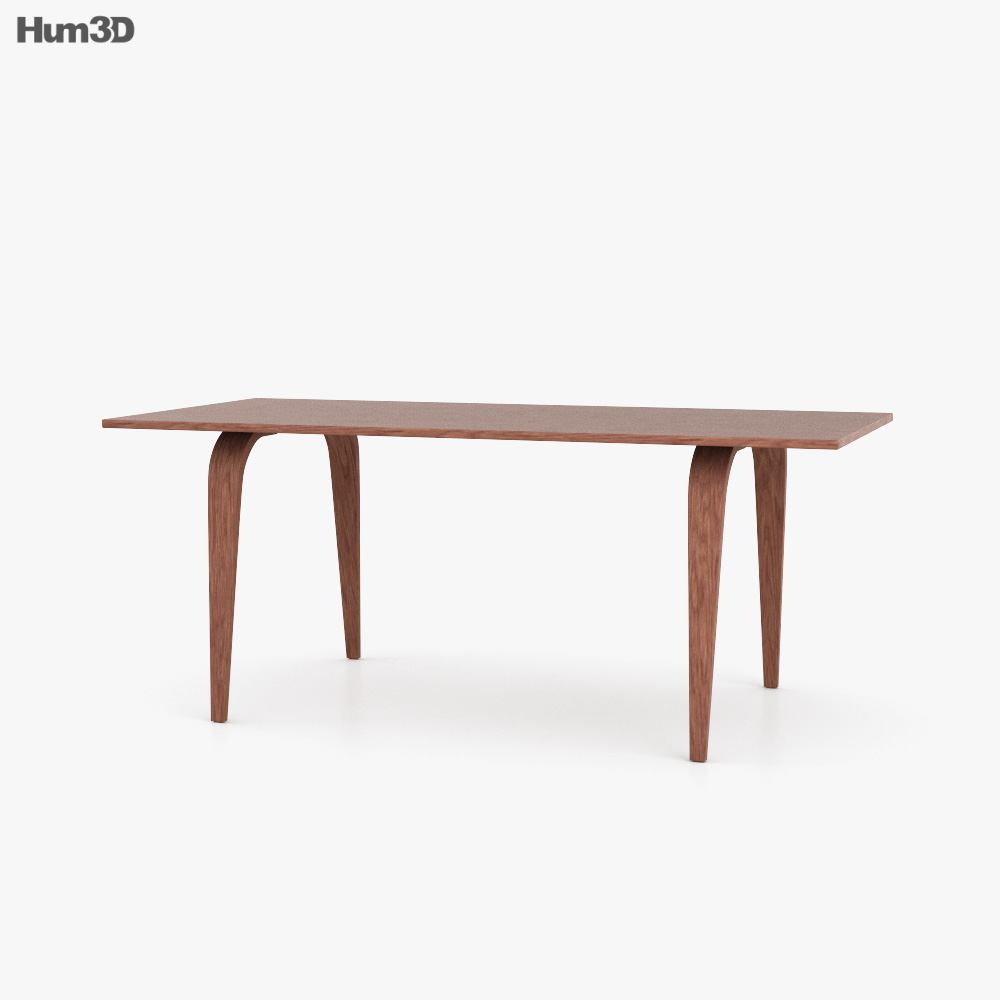 Cherner Stuhl Company Rectangular Tisch 3D-Modell