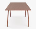 Cherner Chaise Company Rectangular Table Modèle 3d