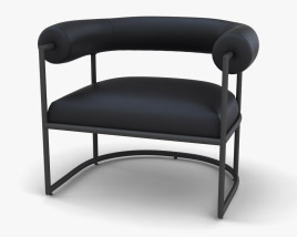 Coco Republic Verbier Cadeira Modelo 3d