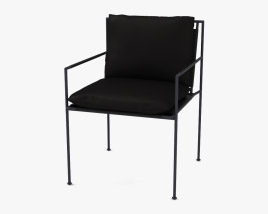 Coco Republic Malmo Outdoor Dining chair 3D model