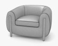Crate And Barrel Nora Sessel 3D-Modell