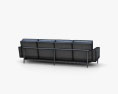 DWR Raleigh Four Seater Sofa 3d model