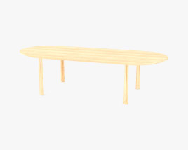 De La Espada Elliot Oblong Dining table 3D model