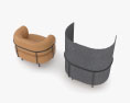De Sede DS 5010 扶手椅 3D模型