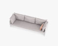 Dedon Slim Line 4-Sitzer-Sofa 3D-Modell