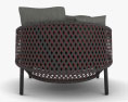 Dedon Ahnda Lounge chair 3d model