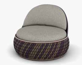 Dedon Dala Lounge chair 3D model