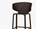 Dedon Seashell 酒吧椅 3D模型