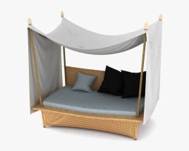 Dedon Daydream 침대 3D 모델 