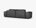Diotti Square Sofa 3d model