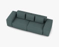 Diotti Square Sofa 3D-Modell