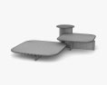 Ditre Italia Polyura テーブル 3Dモデル