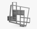 Drugeot Manufacture Frisco Bookcase 3d model