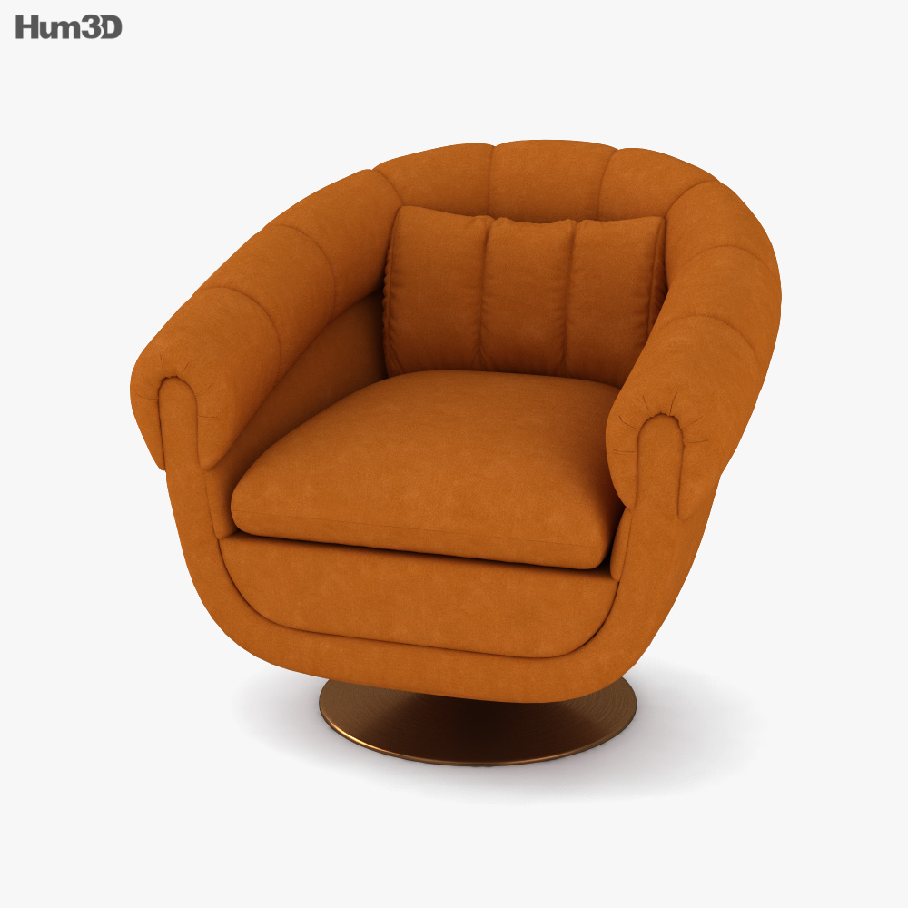 Dutchbone Member Lounge chair Modello 3D