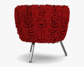 Edra Vermelha Cadeira Modelo 3d