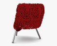 Edra Vermelha Cadeira Modelo 3d
