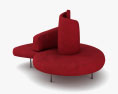 Edra Red Tatlin Sofa 3D-Modell