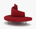 Edra Red Tatlin Sofa 3d model