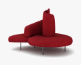 Edra Red Tatlin Sofa Modèle 3d