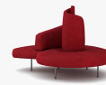 Edra Red Tatlin Sofa Modèle 3d