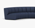 Eichholtz Lando Curved Modular sofa 3D 모델 