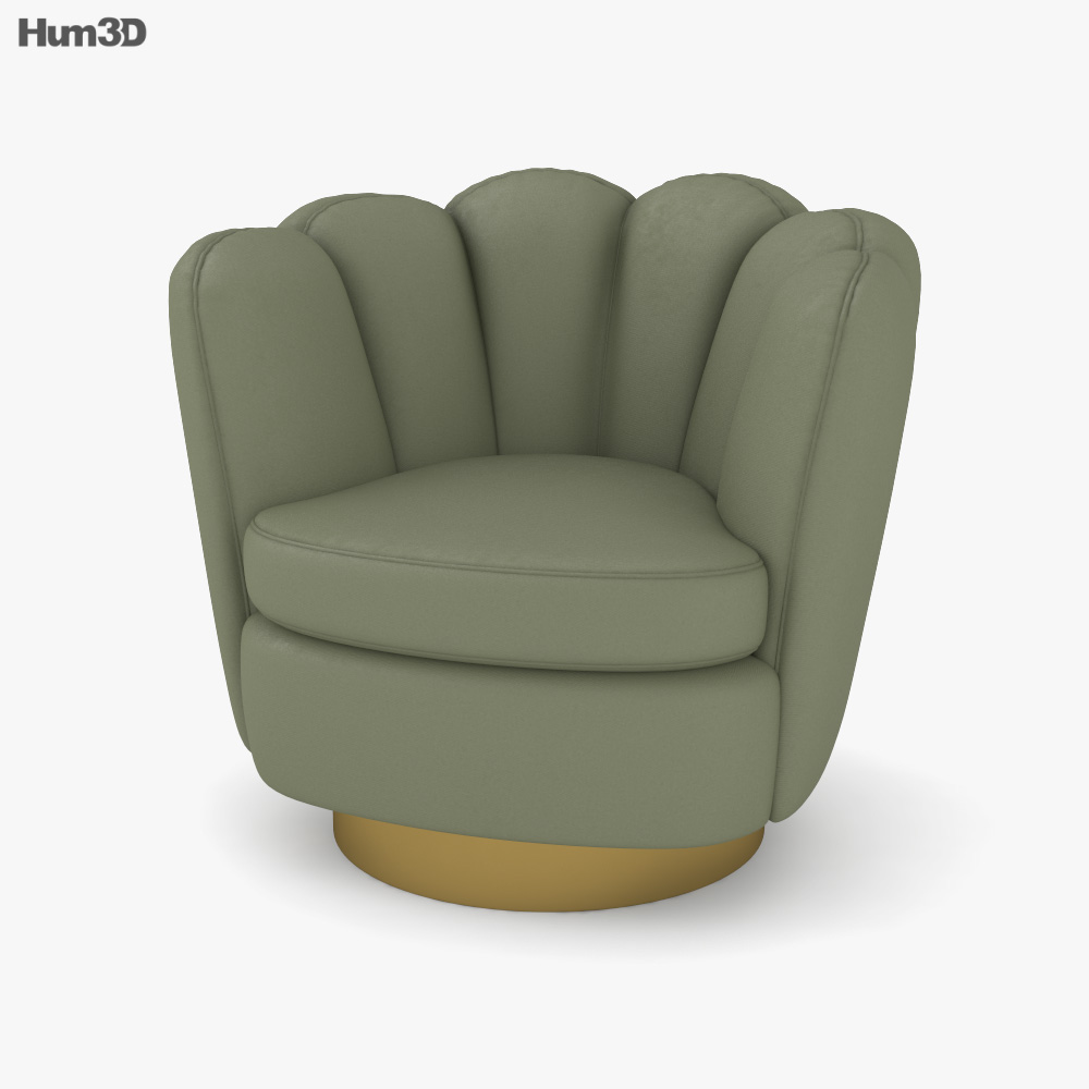 Eichholtz Mirage 旋转椅 3D模型