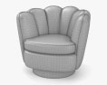 Eichholtz Mirage Swivel chair 3d model