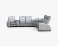 Ekornes Aurion Кутовий диван 3D модель