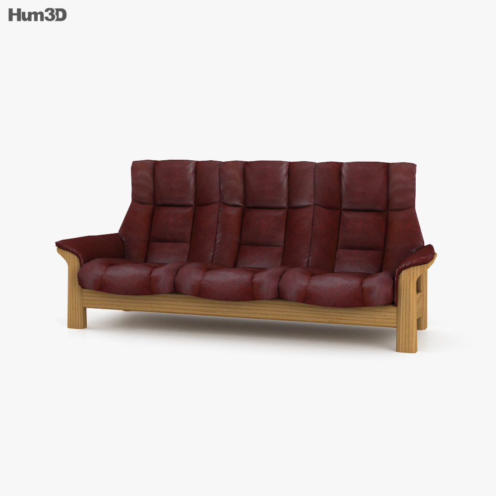 Ekornes Buckingham Тримісний диван 3D модель