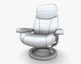 Ekornes Consul Chair 3d model