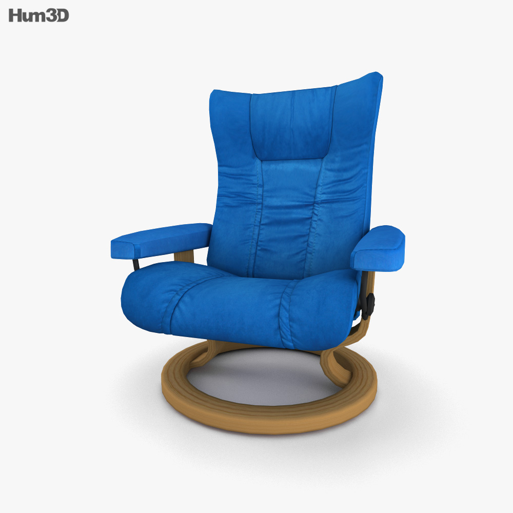 Ekornes Eagle Chaise de Bureau Modèle 3D
