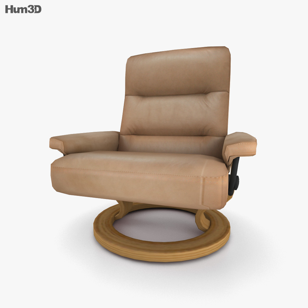 Ekornes Pacific Chaise de Bureau Modèle 3D