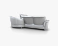 Ekornes Paradise Corner sofa 3d model