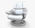 Ekornes Reno 办公椅 3D模型