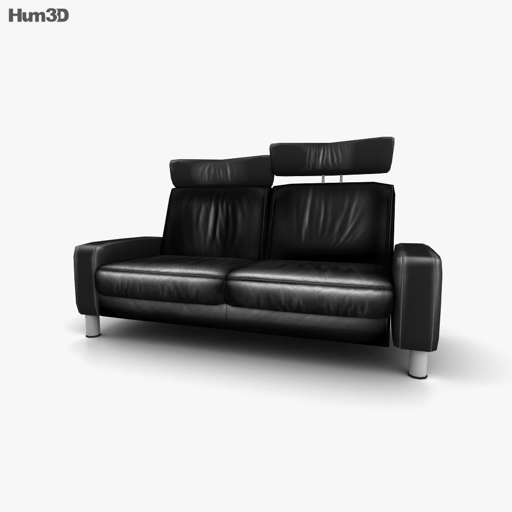 Ekornes Space 2-Sitzer Sofa High-Back 3D-Modell