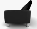 Ekornes Space Low-Back Тримісний диван 3D модель