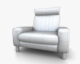 Ekornes Space 肘掛け椅子 High-Back 3Dモデル