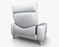 Ekornes Space 肘掛け椅子 High-Back 3Dモデル
